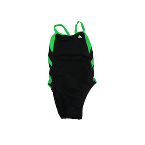 Adidas Event Vortex Back Black/Green One Piece Swim Suit Women's 26
